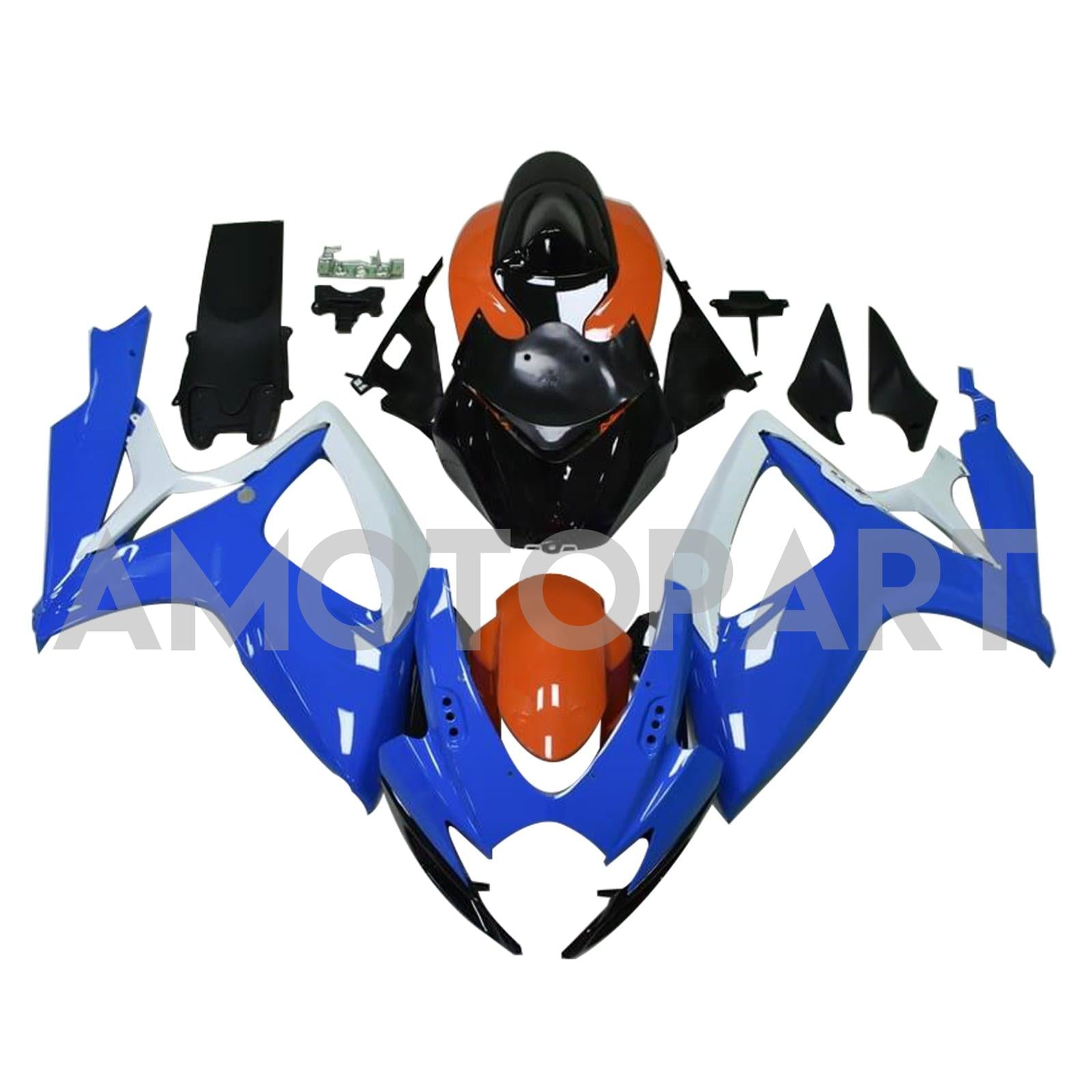 Amotopart 2006-2007 Suzuki GSXR600 750 Collection de kit de carénage