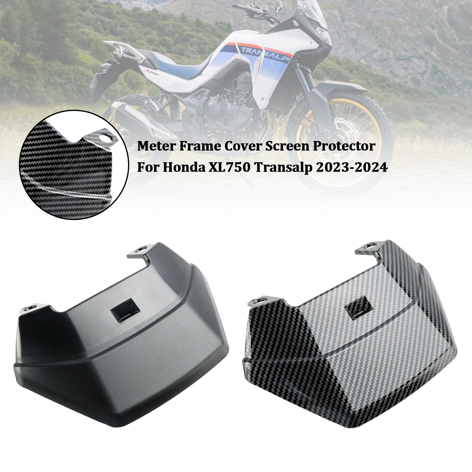 23-24 Proteggi schermo per copertura telaio Honda XL750 Transalp Meter