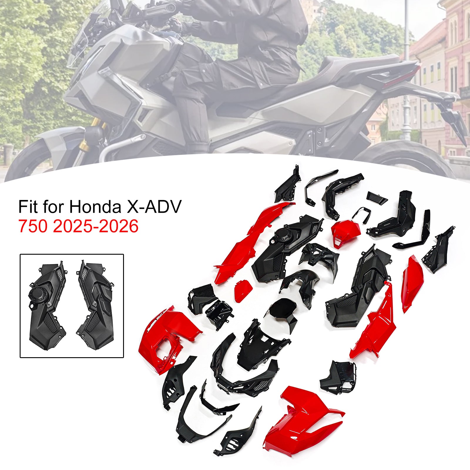 Amotopart 2025-2026 Honda X-ADV 750 Collection de kits de carénage