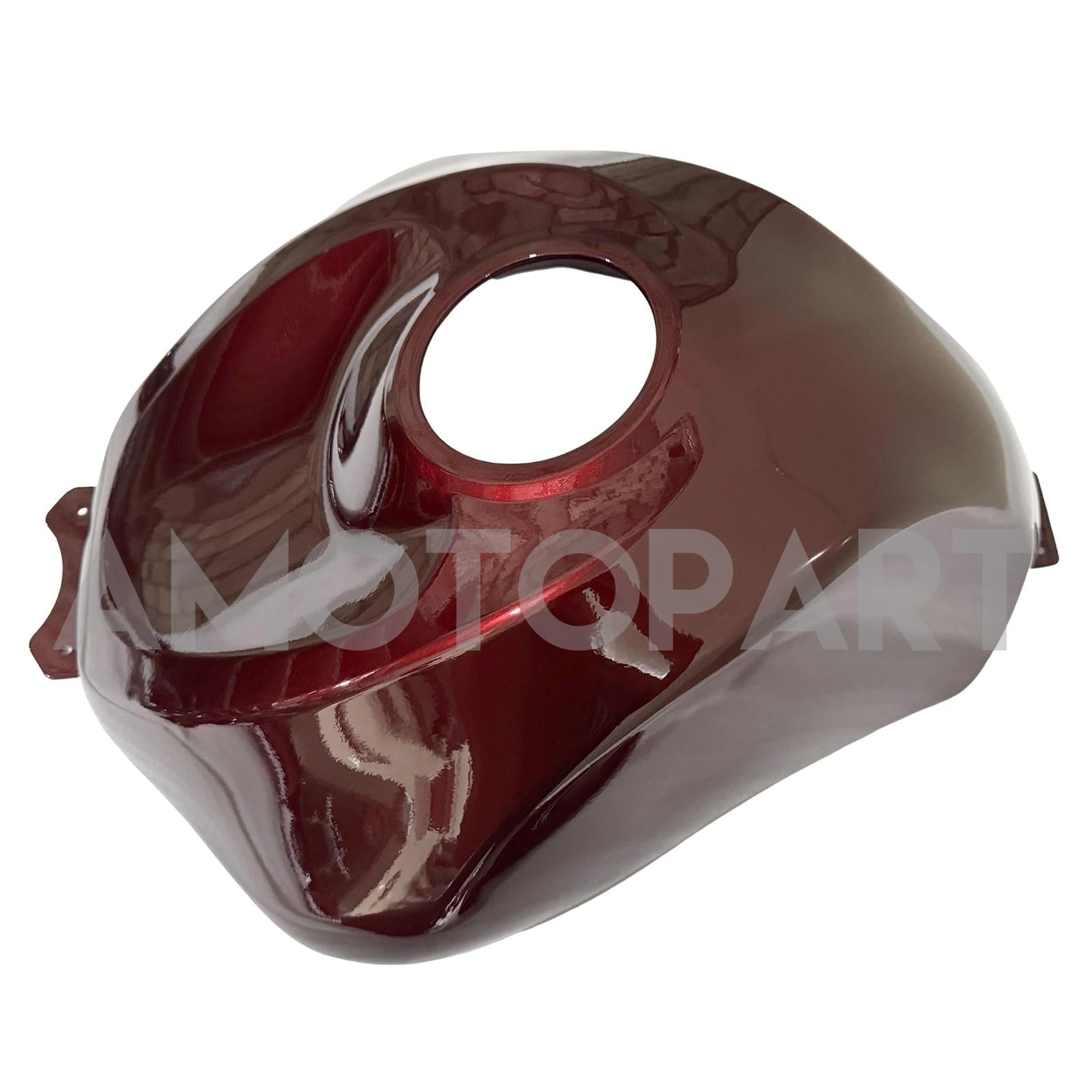 Amotopart 2024-2025 Kawasaki ZX-6R Glossy Red Black Fairing Kit