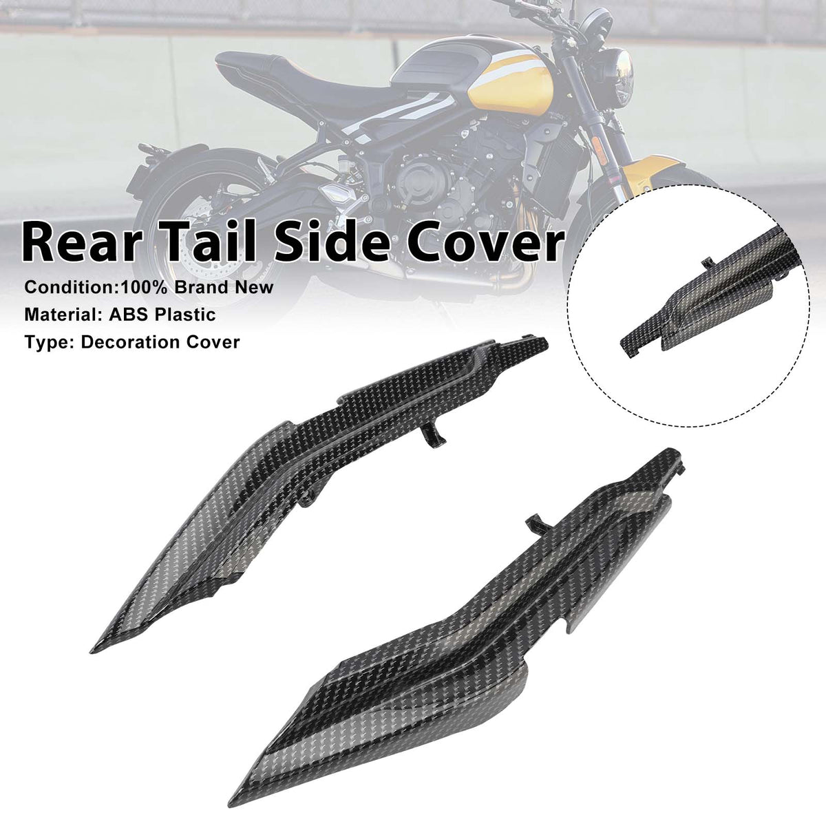 2022-2025 Trident 660 Rear Seat Side Cowl Cover Fairing