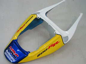 Amotopart 2005-2006 Honda CBR600RR Yellow&Blue Style2 Fairing Kit