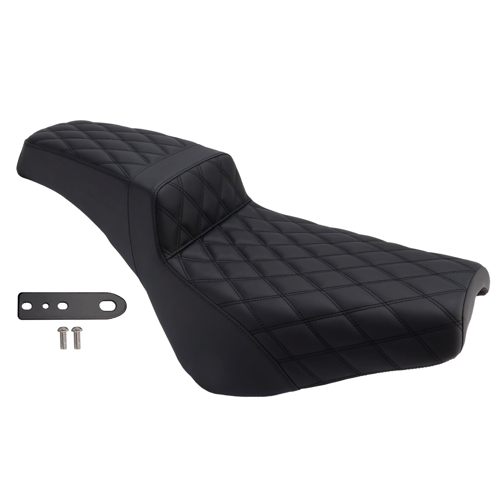 21+ Street Bob 114 Softail Complete Cushion Rider Passenger Seat Fits Ribbed