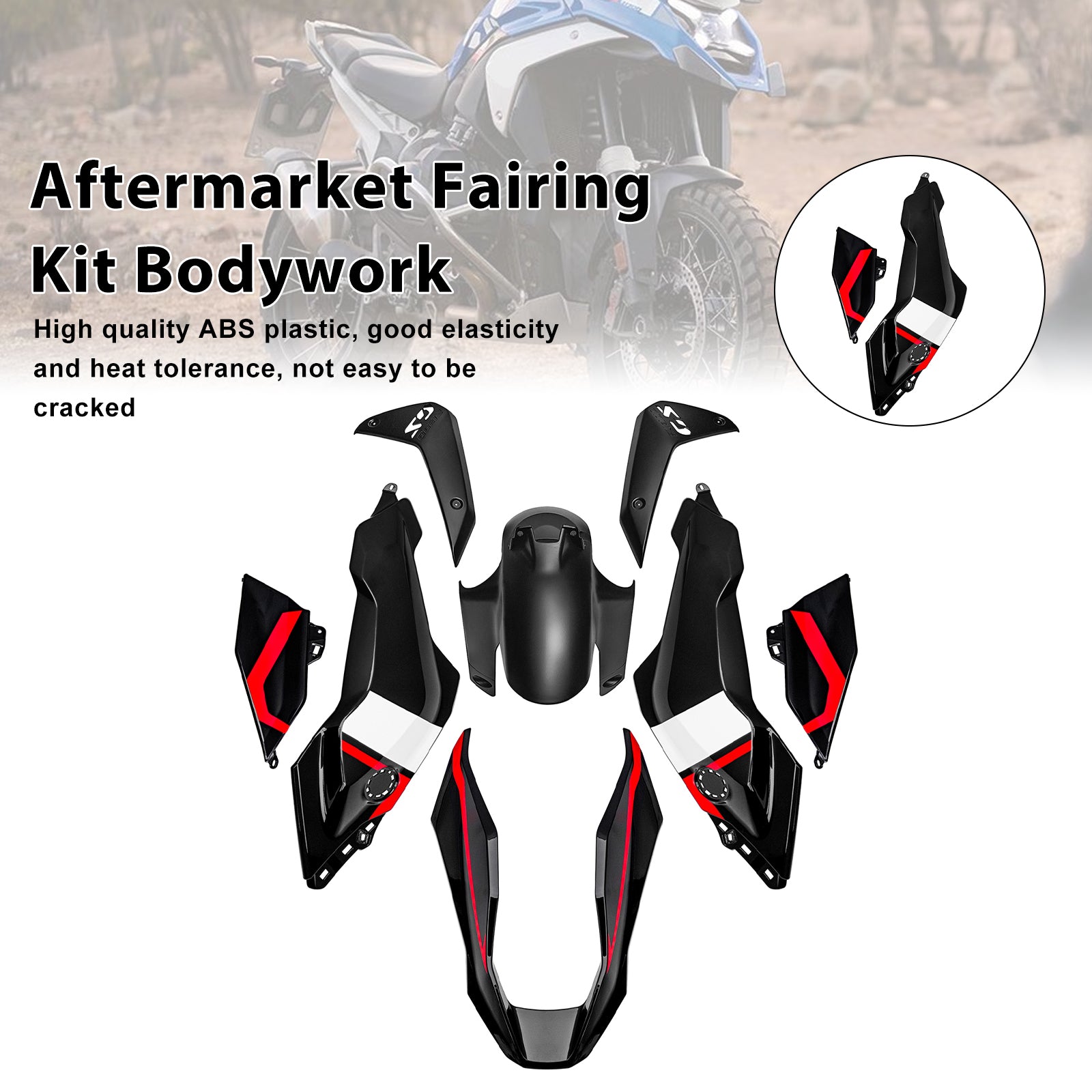 Amotopart 2024-2025 BMW R1300GS Collection Fairing Kit