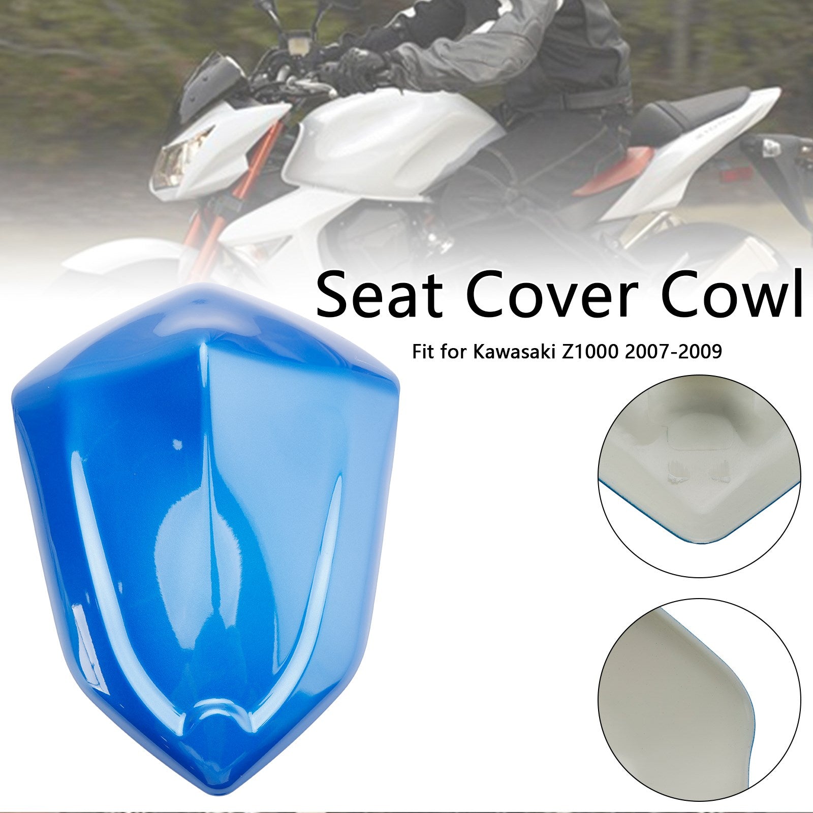 Cubierta de carenado para asiento trasero Kawasaki Z1000 07-09