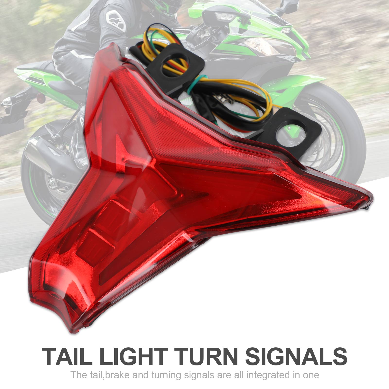 16-22 Kawasaki Ninja ZX-10R Integrated Tail Light Turn Signal