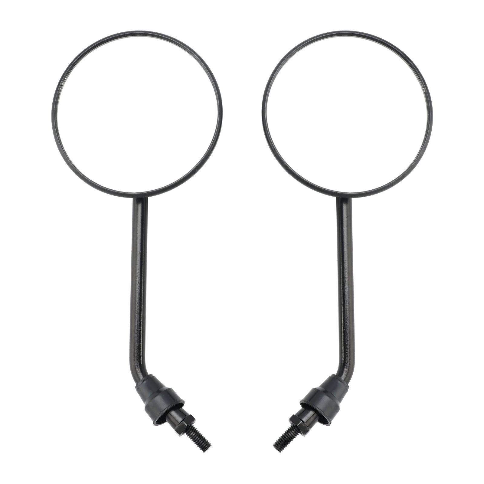 Simson S50 S51 S53 SR50 Schwalbe KR51 Pair Black Rearview Mirror M8x1.25