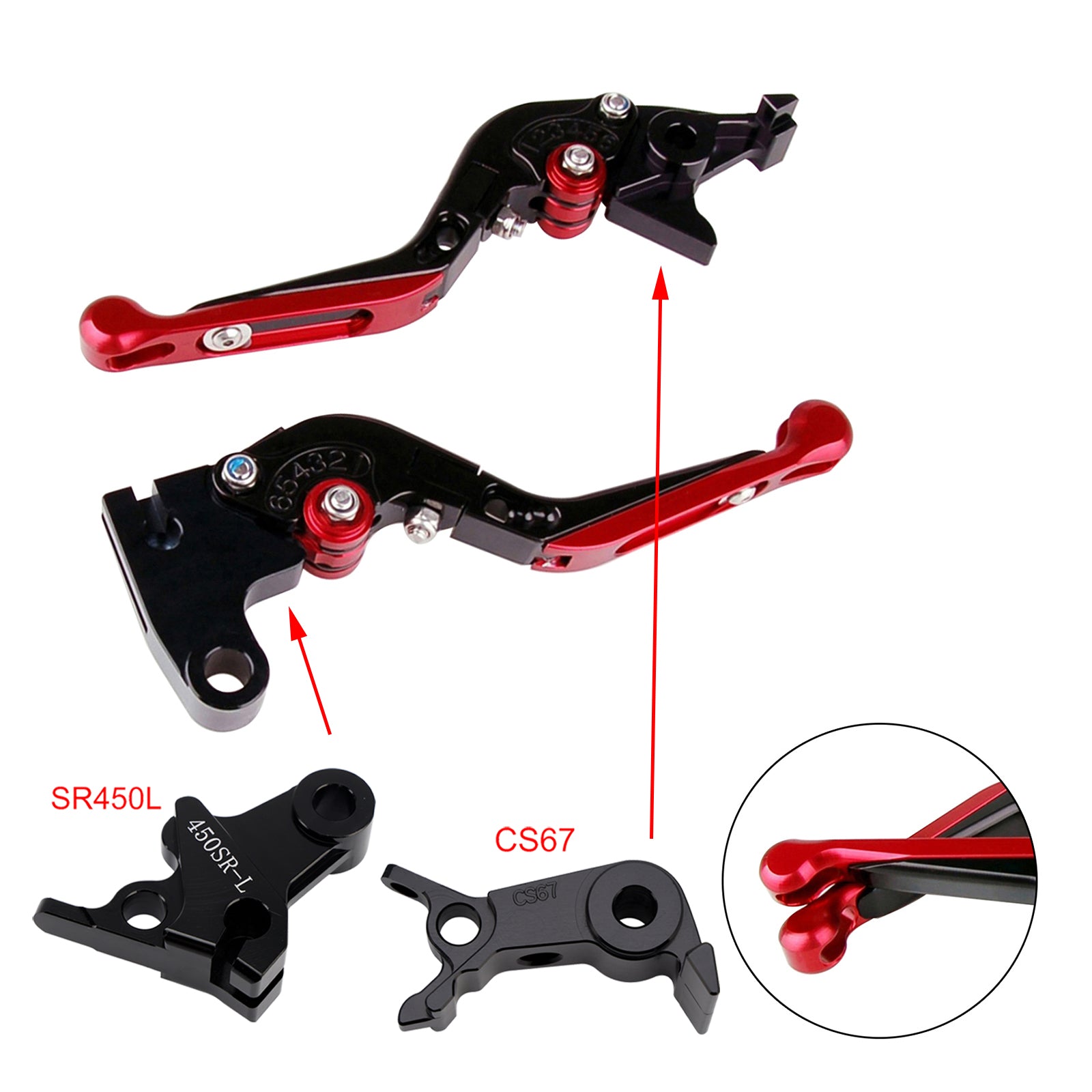 2024-2026 VOGE DS900X 900DSX Adjustable Clutch Brake Lever
