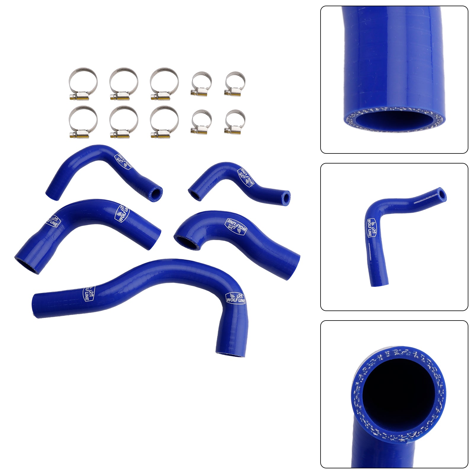 All Years Yamaha MT-09 XSR900 Tracer 9/GT Silicone Radiator coolant Hose