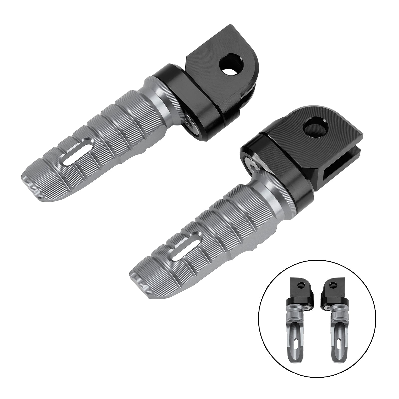 KAWASAKI ZX-4R ZX-4RR 24-25 NINJA 400 18-24 Front Footrests Foot Pegs