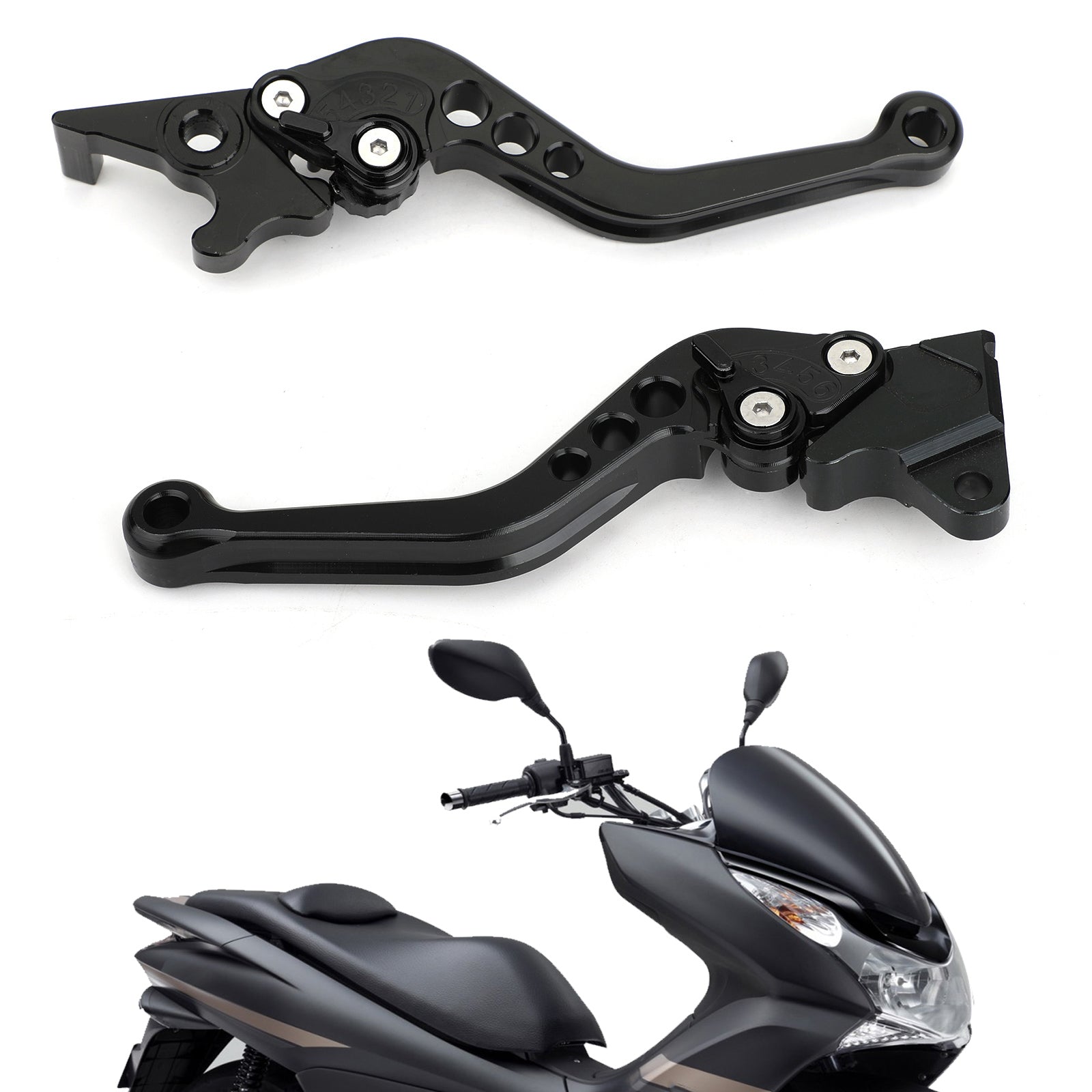 HONDA PCX 125 Silver Brake Clutch Levers