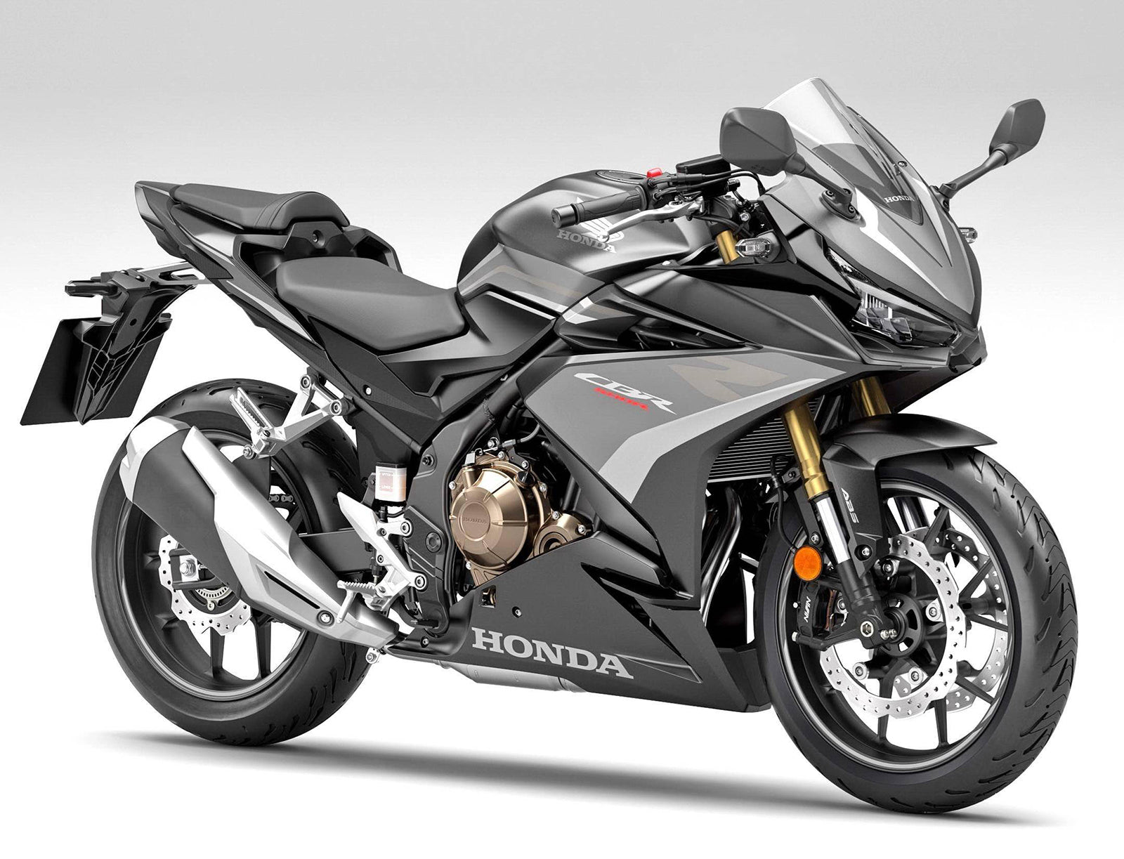 Amotopart 2019-2021 CBR500R Honda Kit de carenado gris y negro