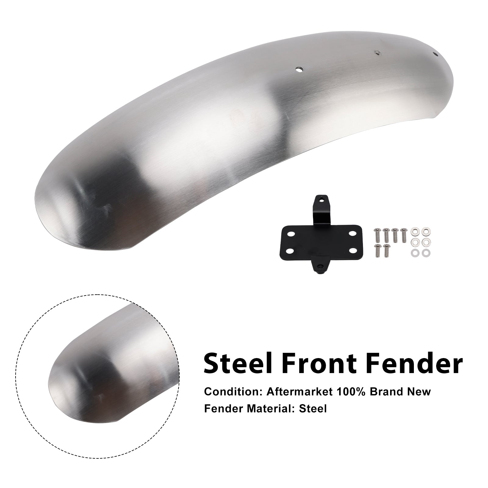 2023-2025 Scrambler 400X Steel Front Fender Mudguard
