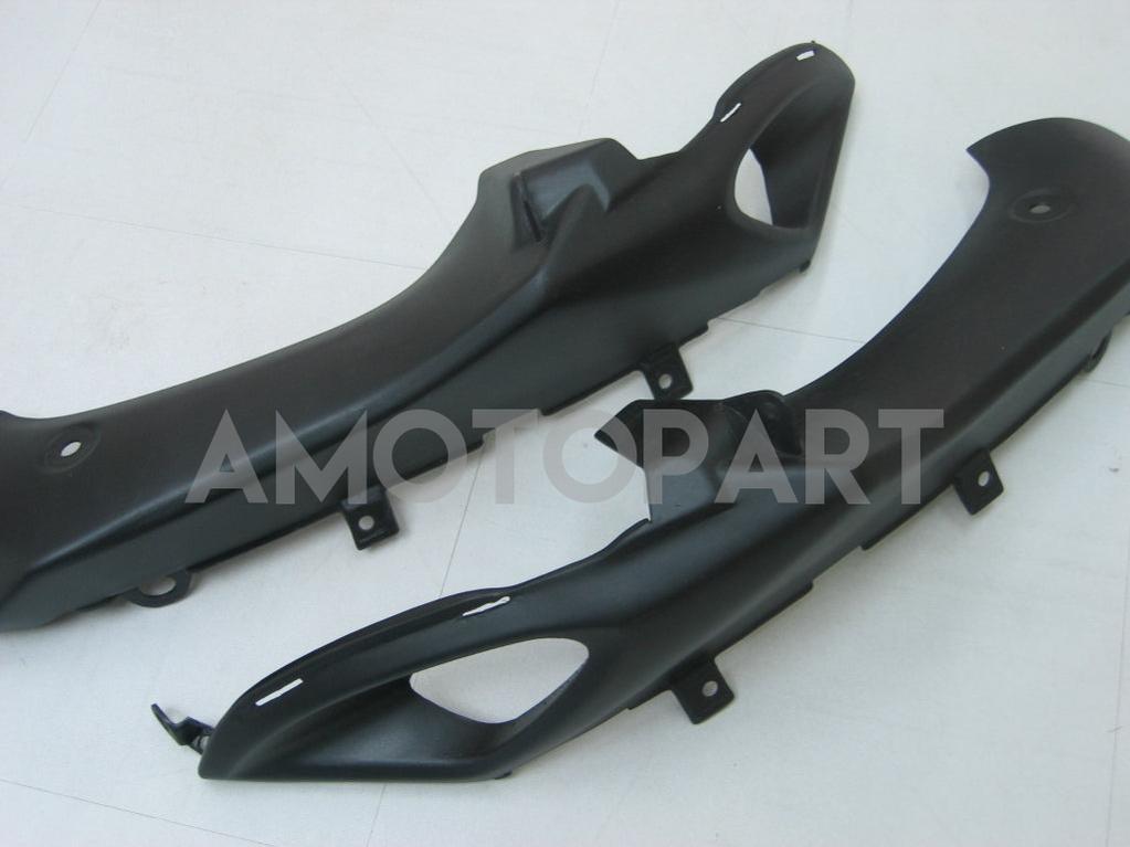 Amotopart 2005-2006 Suzuki GSXR1000 K5 Weiß mit schwarzem Streifenverkleidungskit