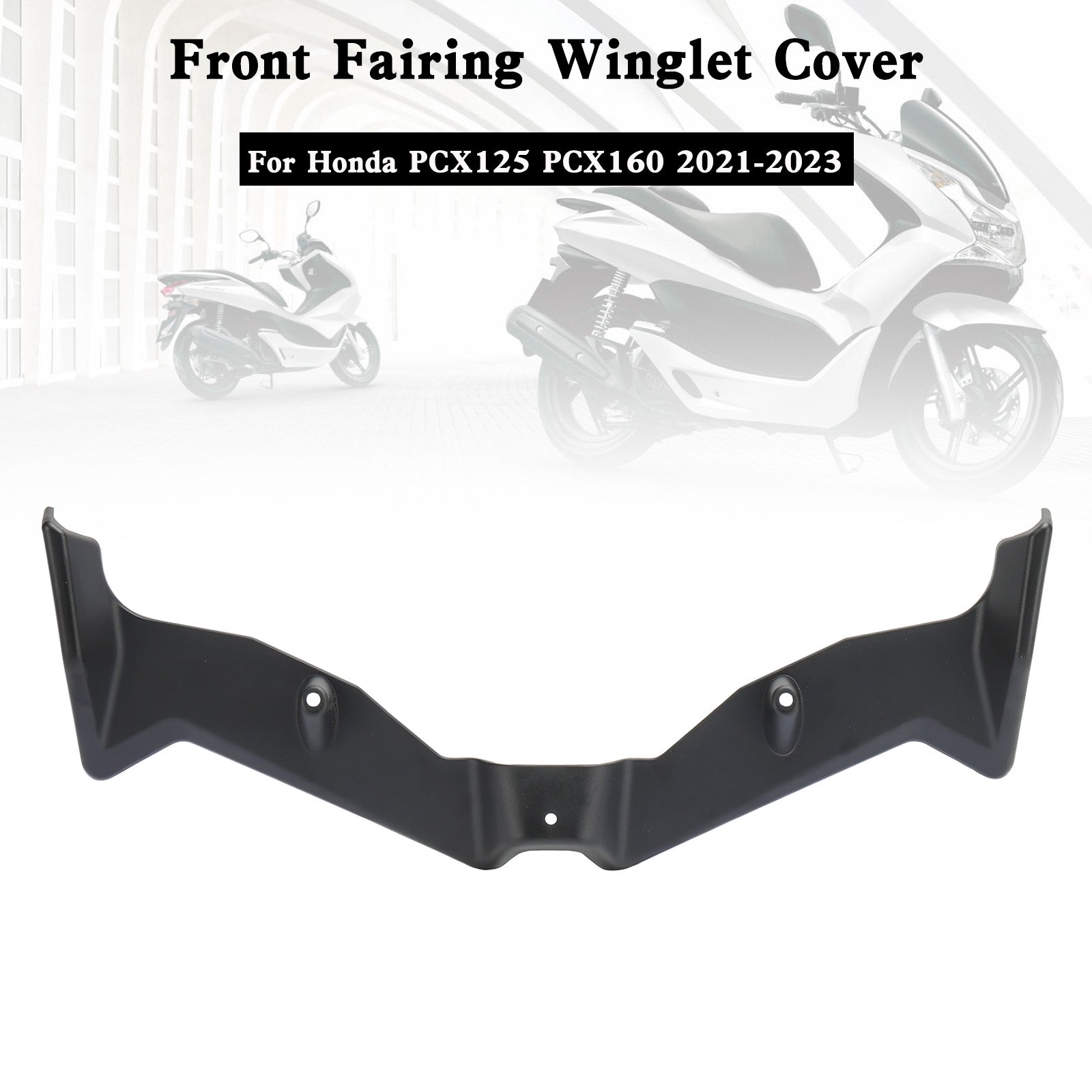 21-23 Honda Pcx125 Pcx160 Front Fairing Aerodynamic Winglet Cover Durable