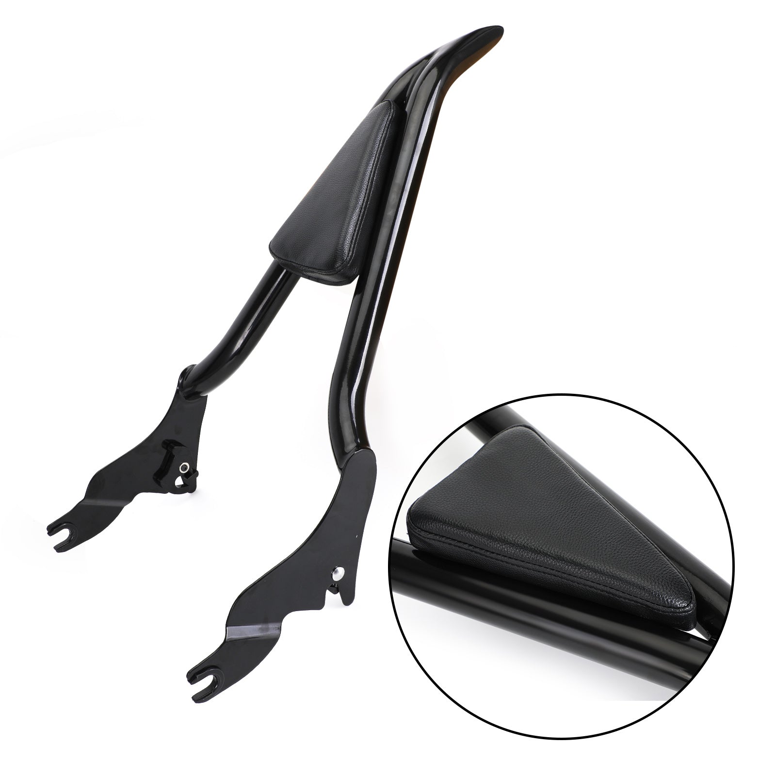 09-20 Touring Road King CVO Road Glide Street Glide Black Passenger Sissy Bar Backrest