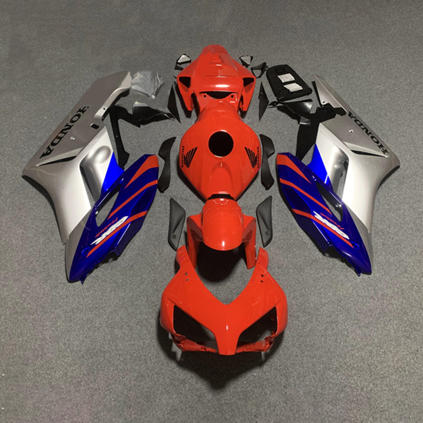 Amotopart 2004-2005 ホンダ CBR1000RR レッド&ブルー Style1 フェアリングキット