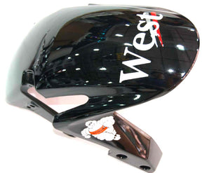 Amotopart 2009-2012 Honda CBR600RR White&Black Logos Fairing Kit