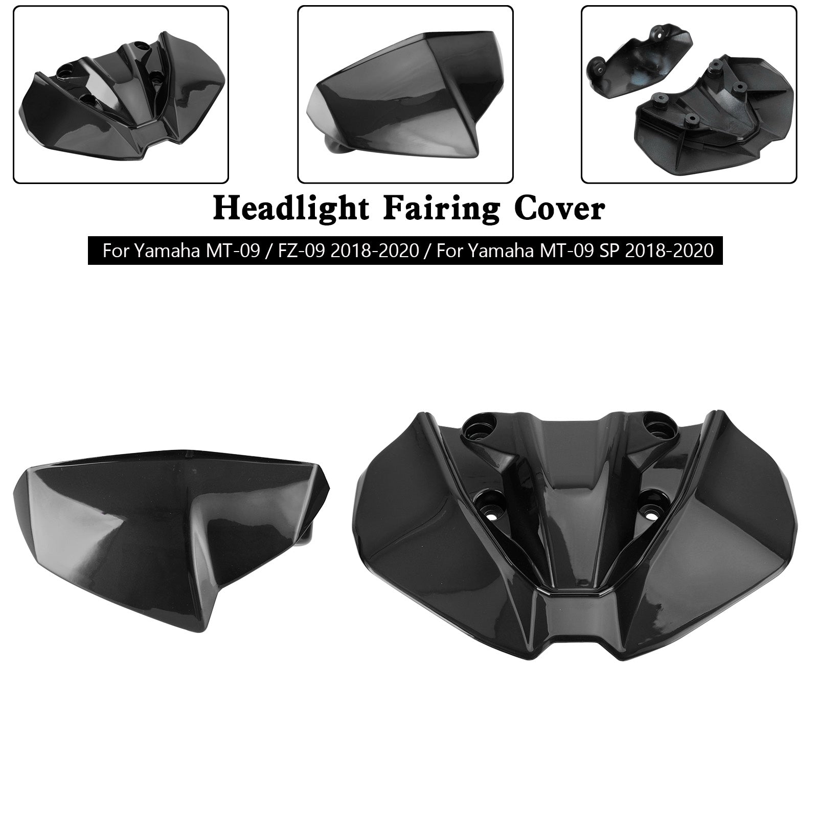 Headlight Fairing Windshield Cover For Yamaha MT-09 FZ09 MT-09 SP 2018-2020