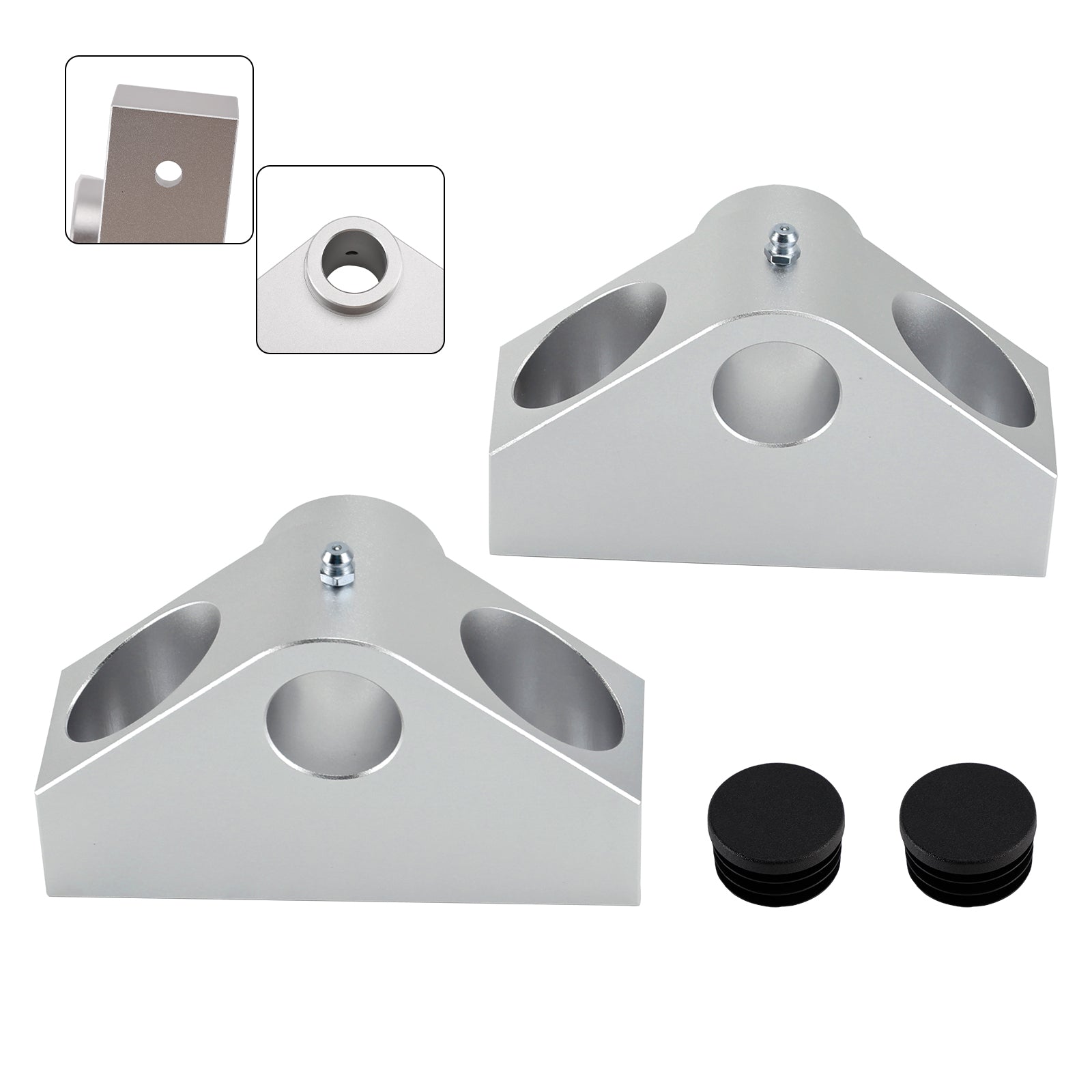 2 Pcs 2016-2024 Can Am Defender Hd Sxs Dump Bed Hinge Mount Kit Billet Kit