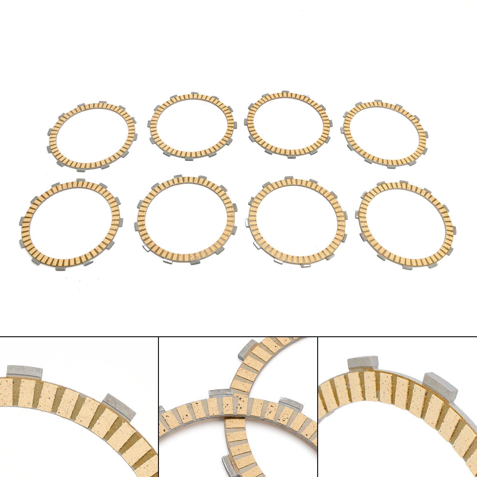 2002-2008 Honda VTX1300 2003-2009 VTX1800 Clutch Friction Plate Kit 22201-MCA-000 22203-MCA-000