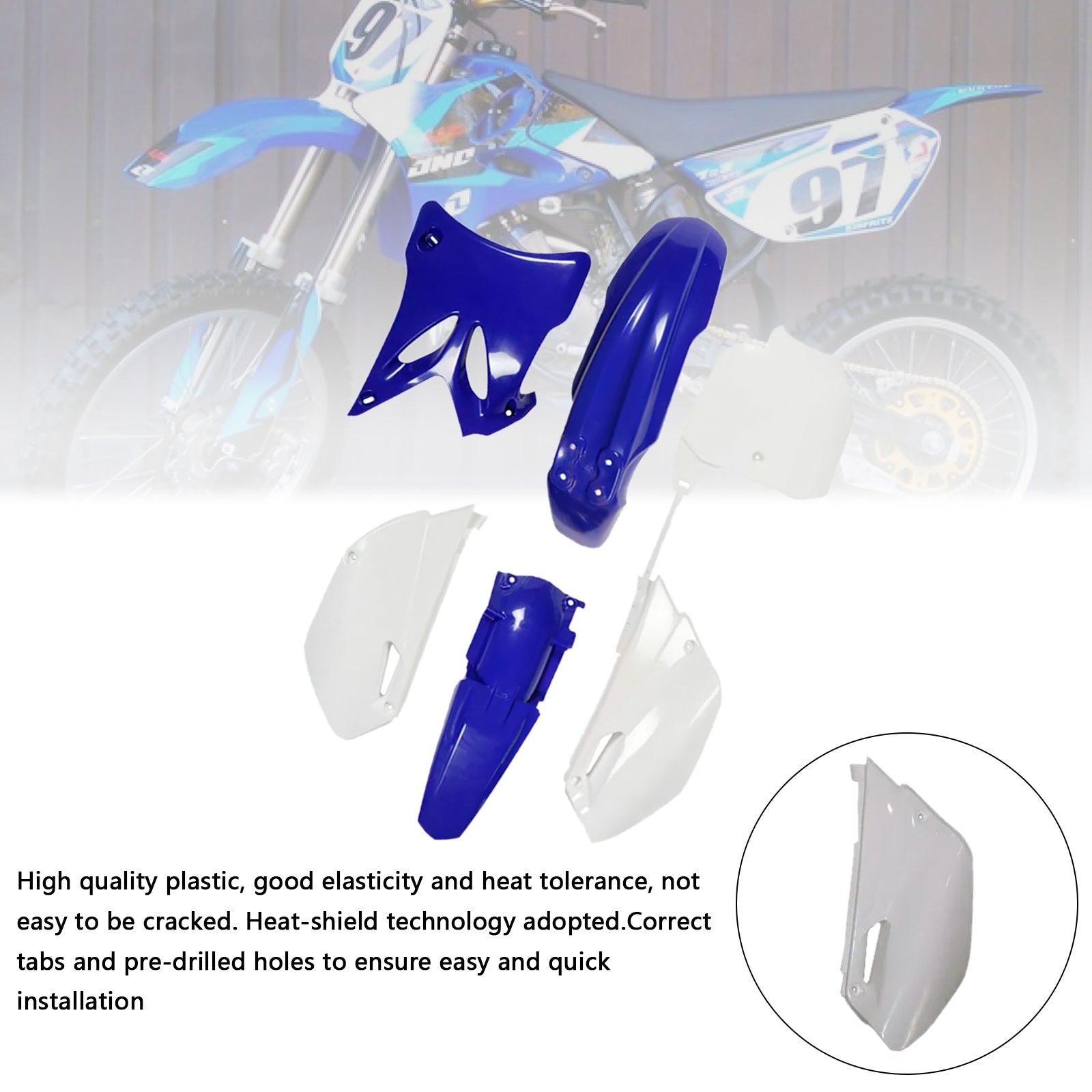 Amotopart 2002-2014 Yamaha YZ85 Fairing Kit
