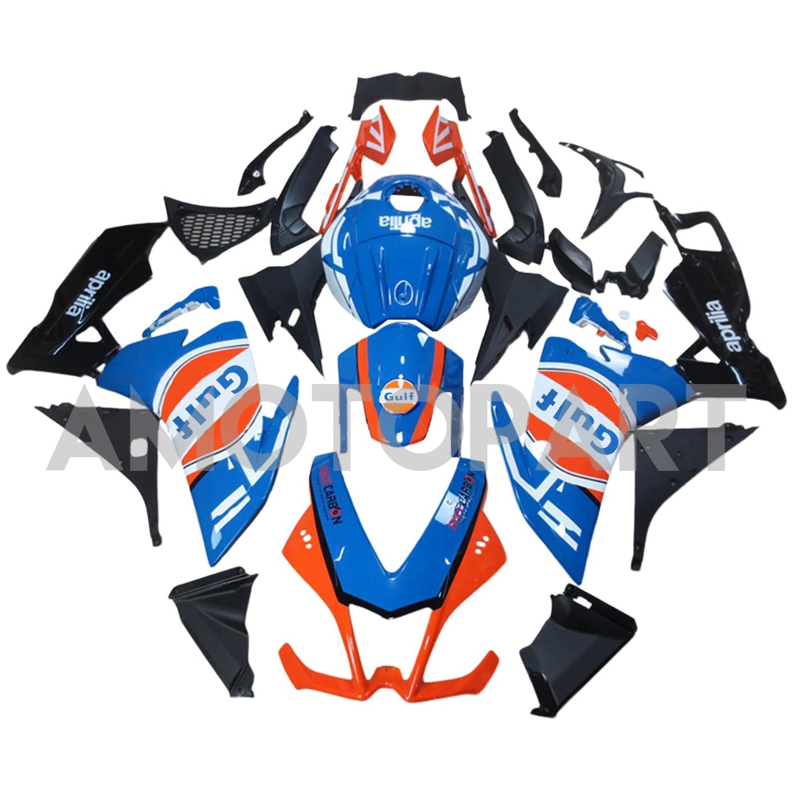 AMOTOPART 2012-2016 RS4 125 50 April Blue & Orange Fairing Kit