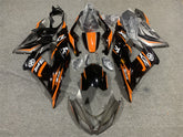 Amotopart Kawasaki ZX6R 636 2013-2018 Orange&Black Fairing Kit