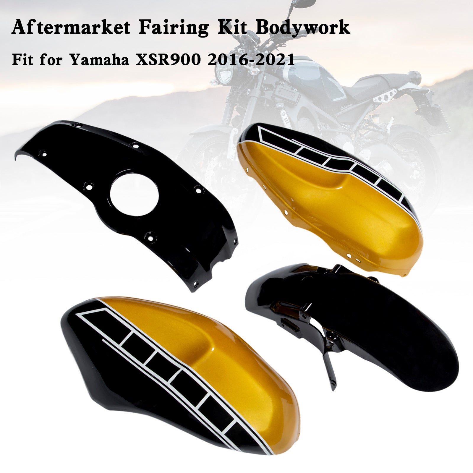 Amotopart 2016-2021 Yamaha XSR900 Fairing Kit