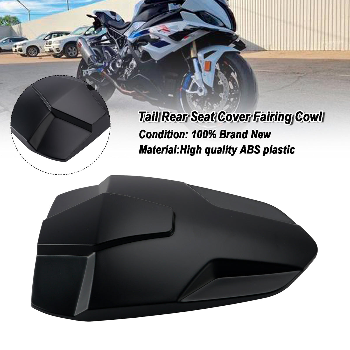 2023-2026 BMW S1000RR Rear Seat Cover Passenger Fairing Cowl