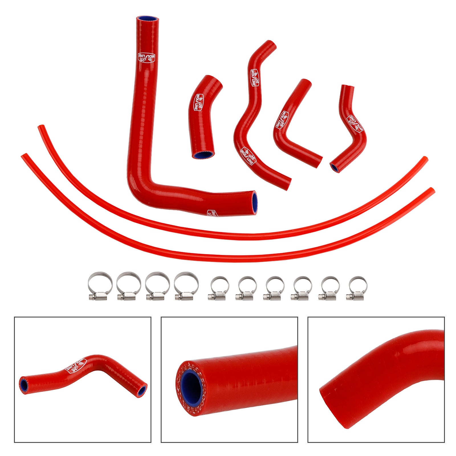 2023-2025 Suzuki GSX-8S Silicone Radiator coolant Hose