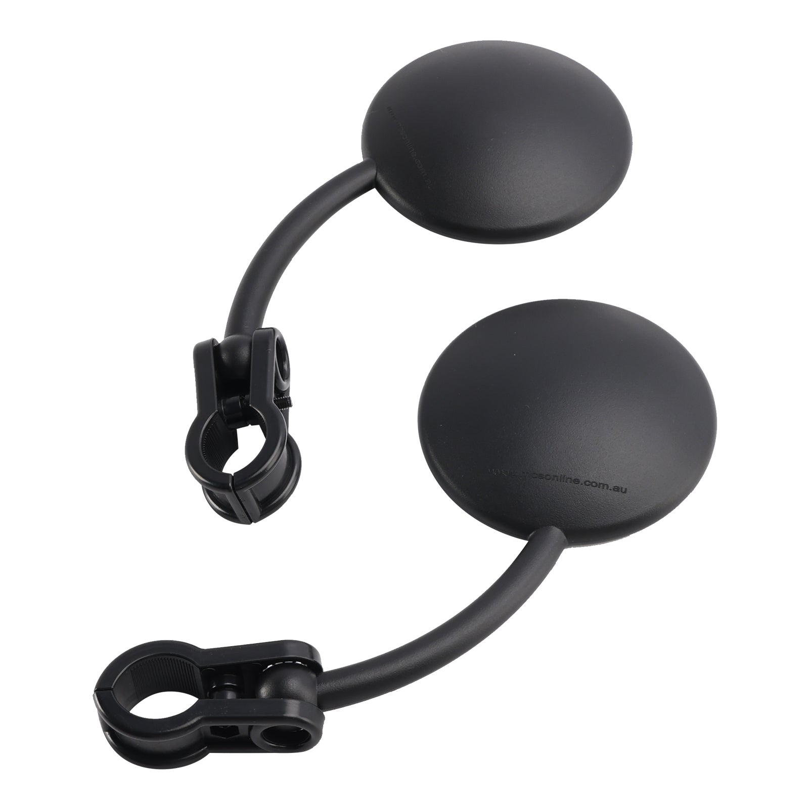 Enduro MX Cross Trail ATV Supermoto Easy Clamp på fällbar spegeluppsättning