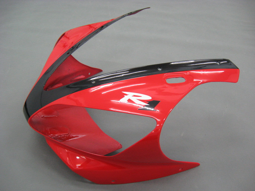 Amotopart 2000-2001 Yamaha YZF 1000 R1 Kit de carénage rouge et noir