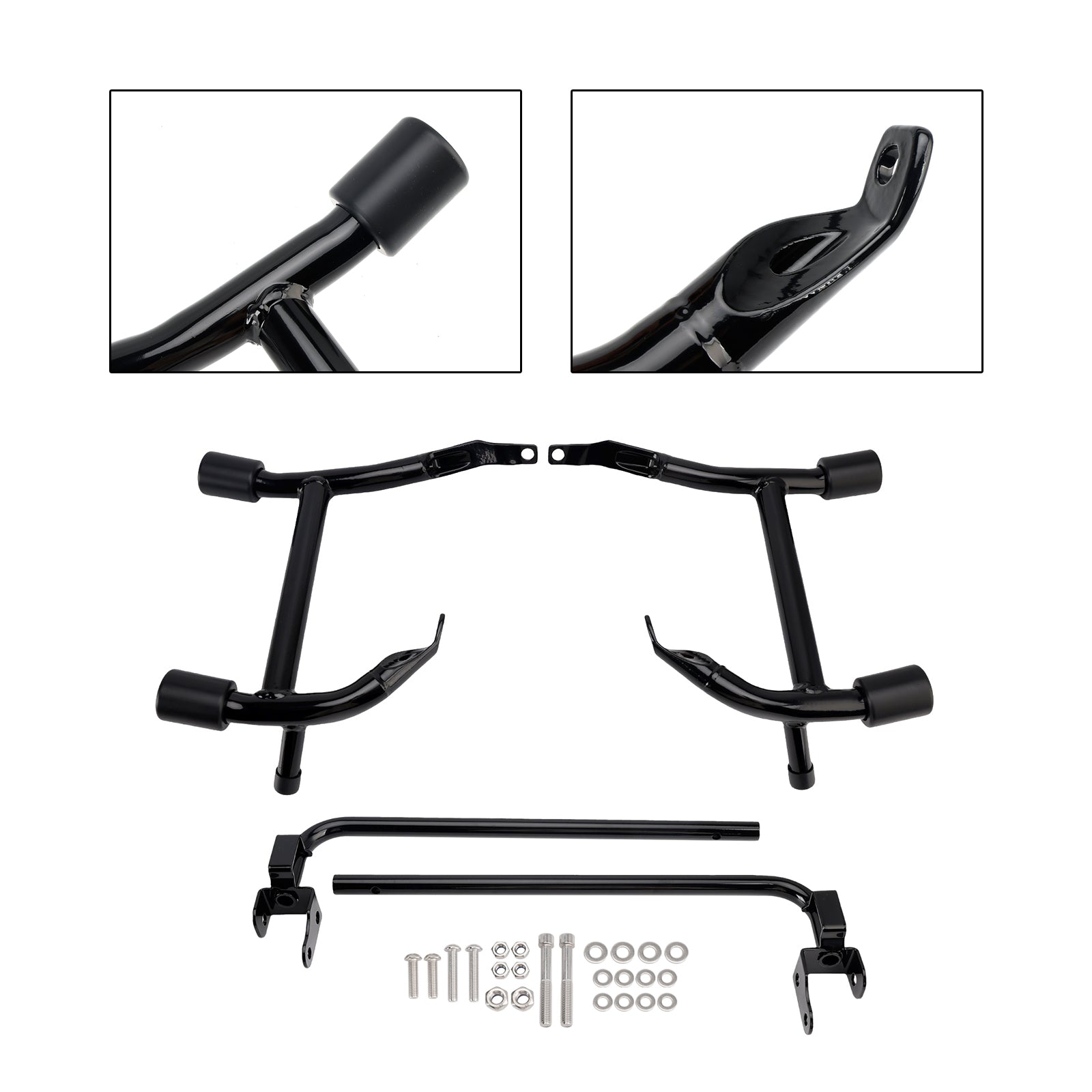 24-25 Touring 117 121 Cvo  Saddlebag Guard Crash Bar Frame Protector Bumper