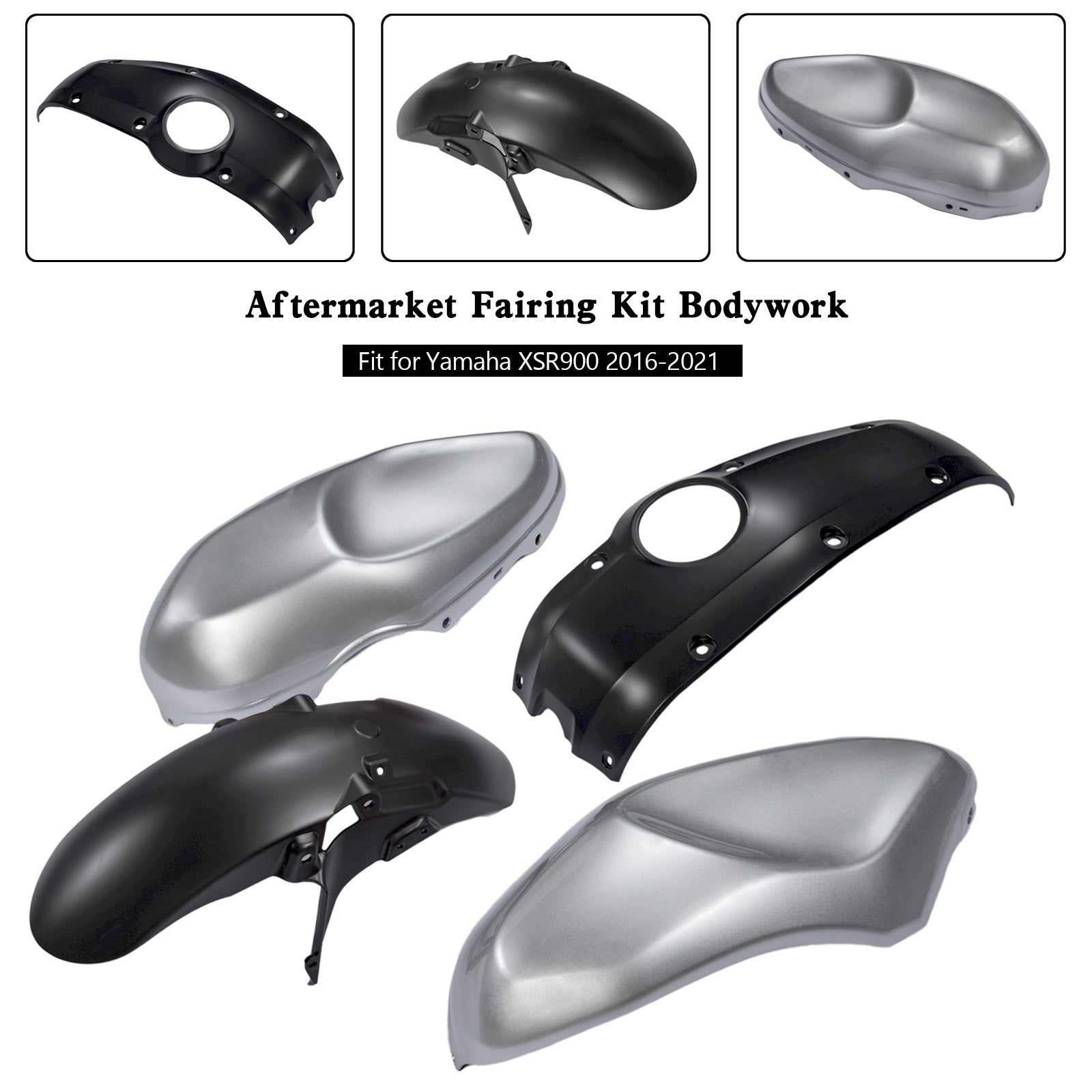 Amotopart 2016-2021 Yamaha XSR900 Fairing Kit