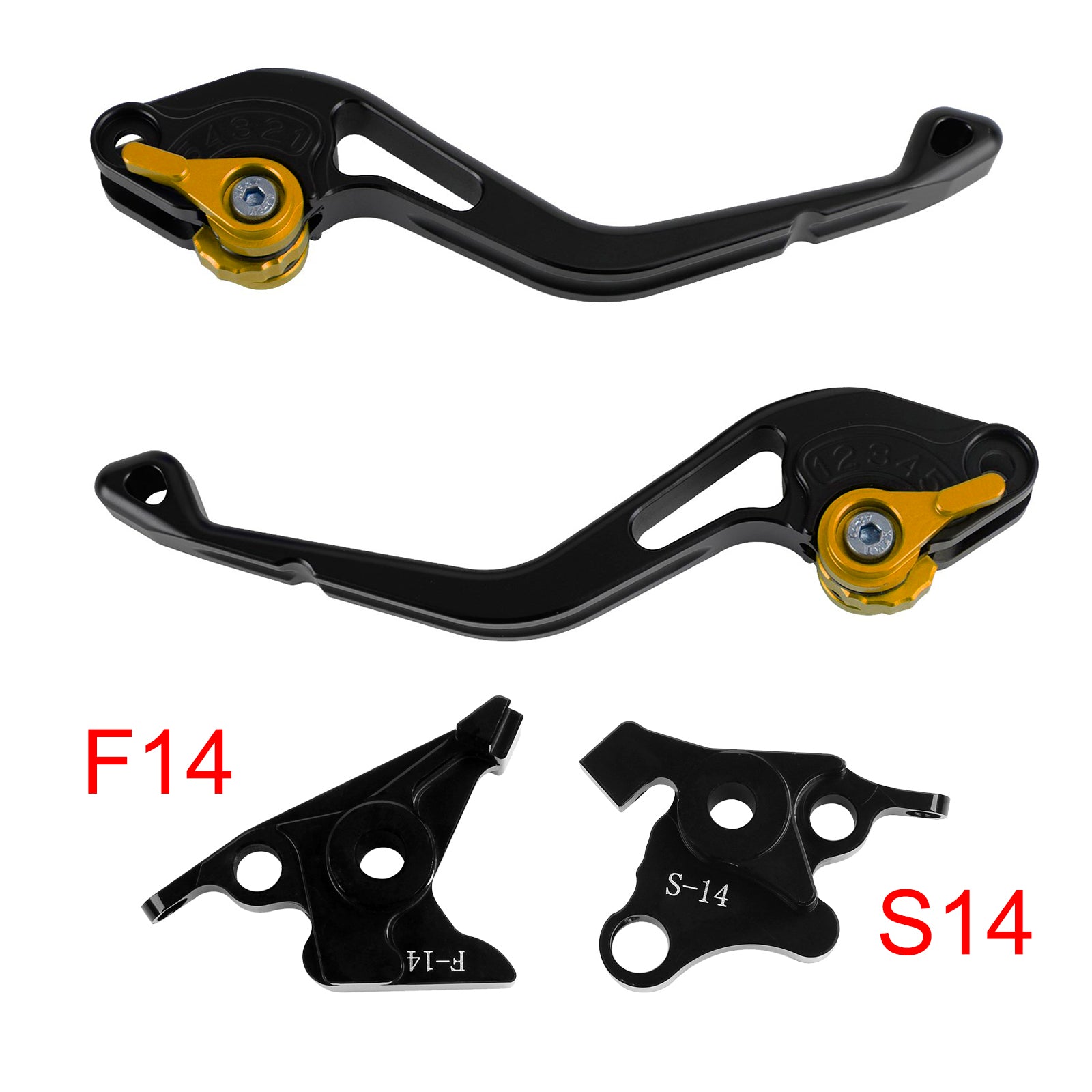 Suzuki GSF650 GSXR1300 DL1000 Gold NOVA alavanca de freio de embreagem curta