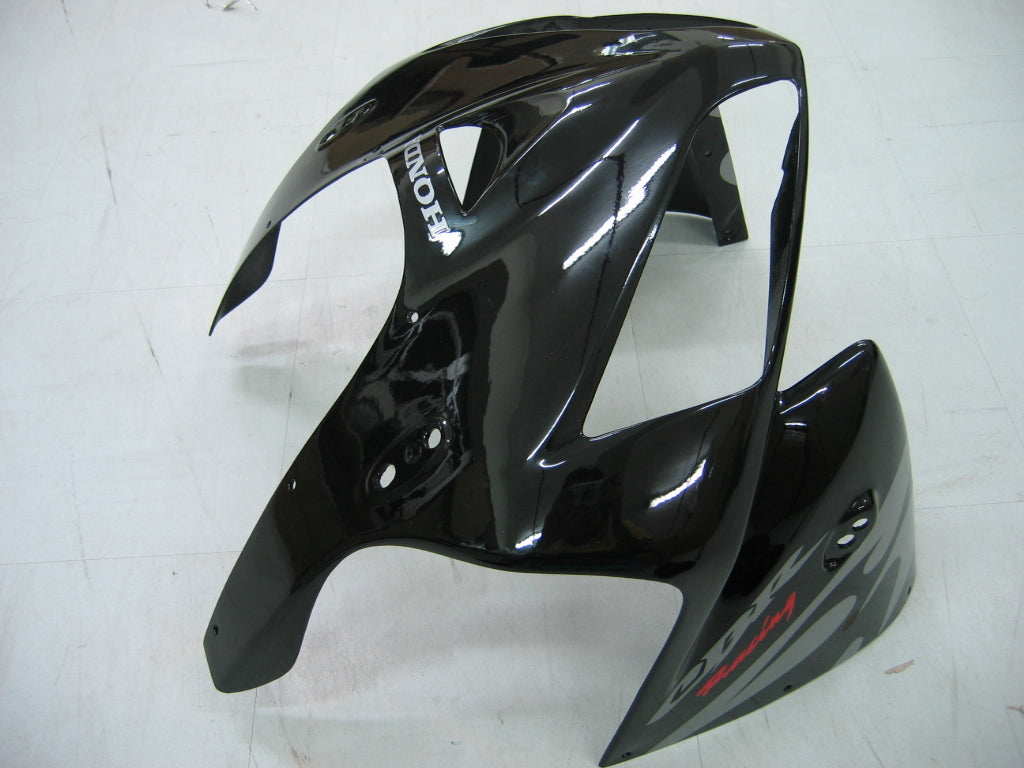 Amotopart 2005-2006 ホンダ CBR600RR ブラック&ホワイト スタイル フェアリングキット