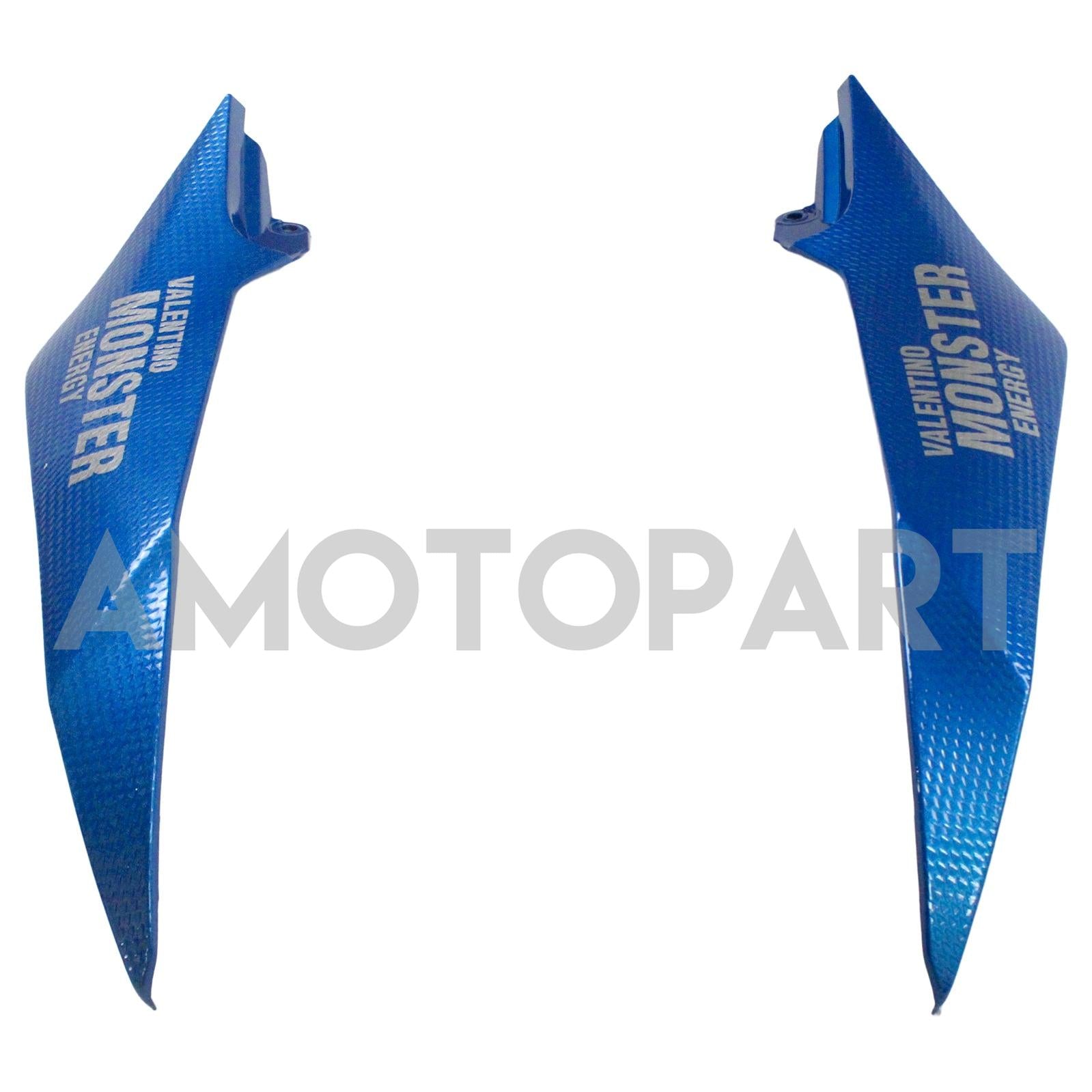 Amotopart 2008-2016 YZF 600 R6 Yamaha Blau&Green Monster Verkleidungskit