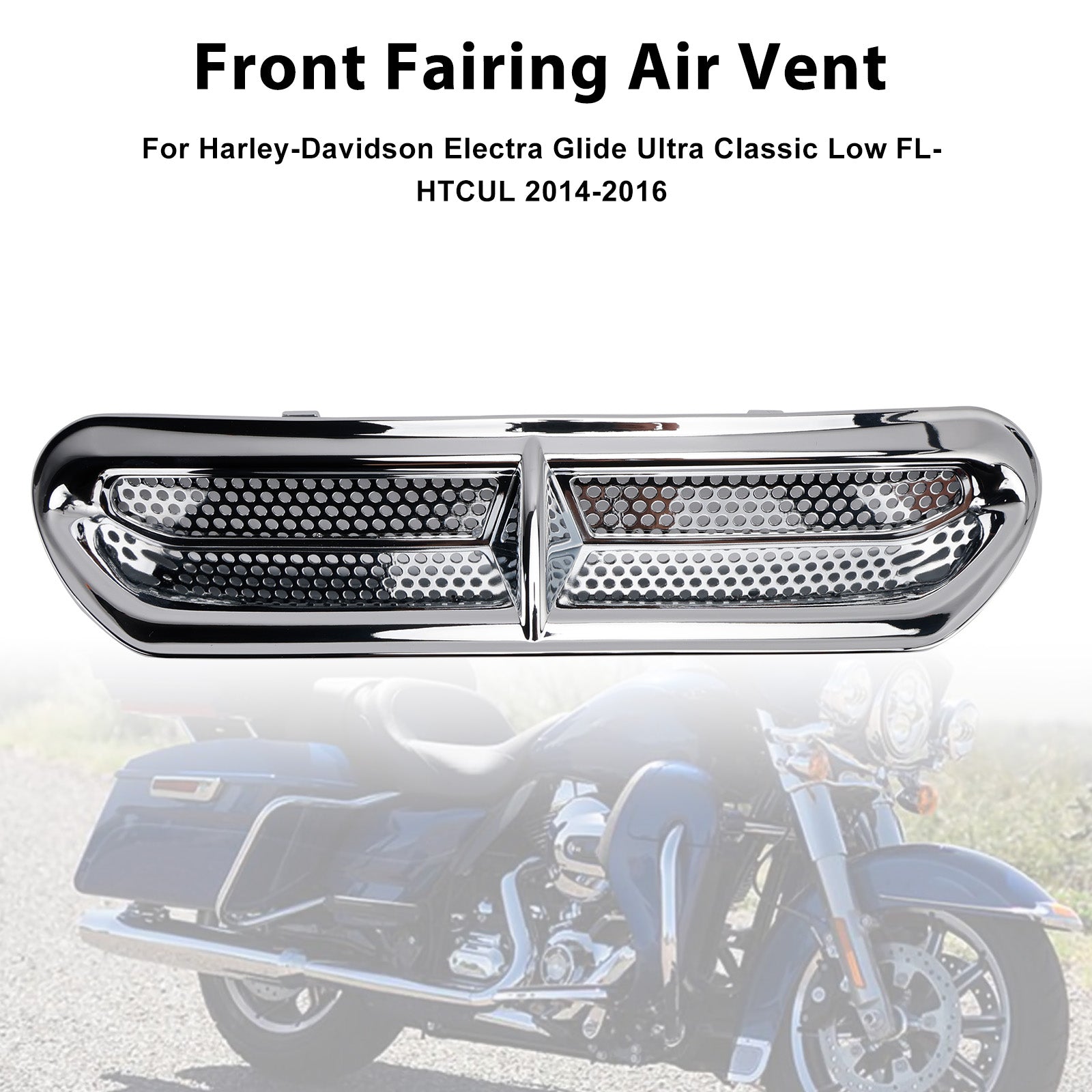 2014-2024 Touring Street Glide Electra Glide Air Vent Trim voorkuip