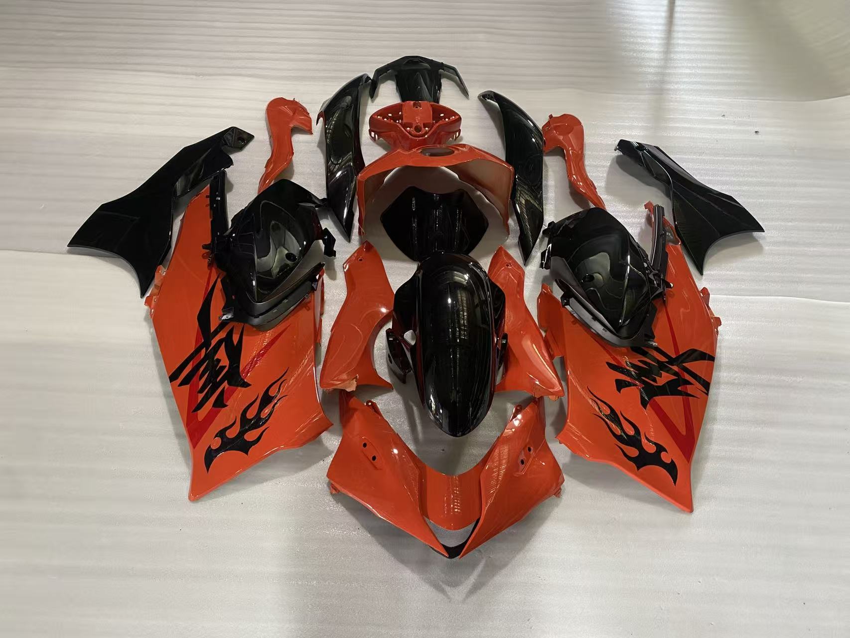 Amotopart 2021-2025 Suzuki Hayabusa GSX1300R Orange Fairing Kit