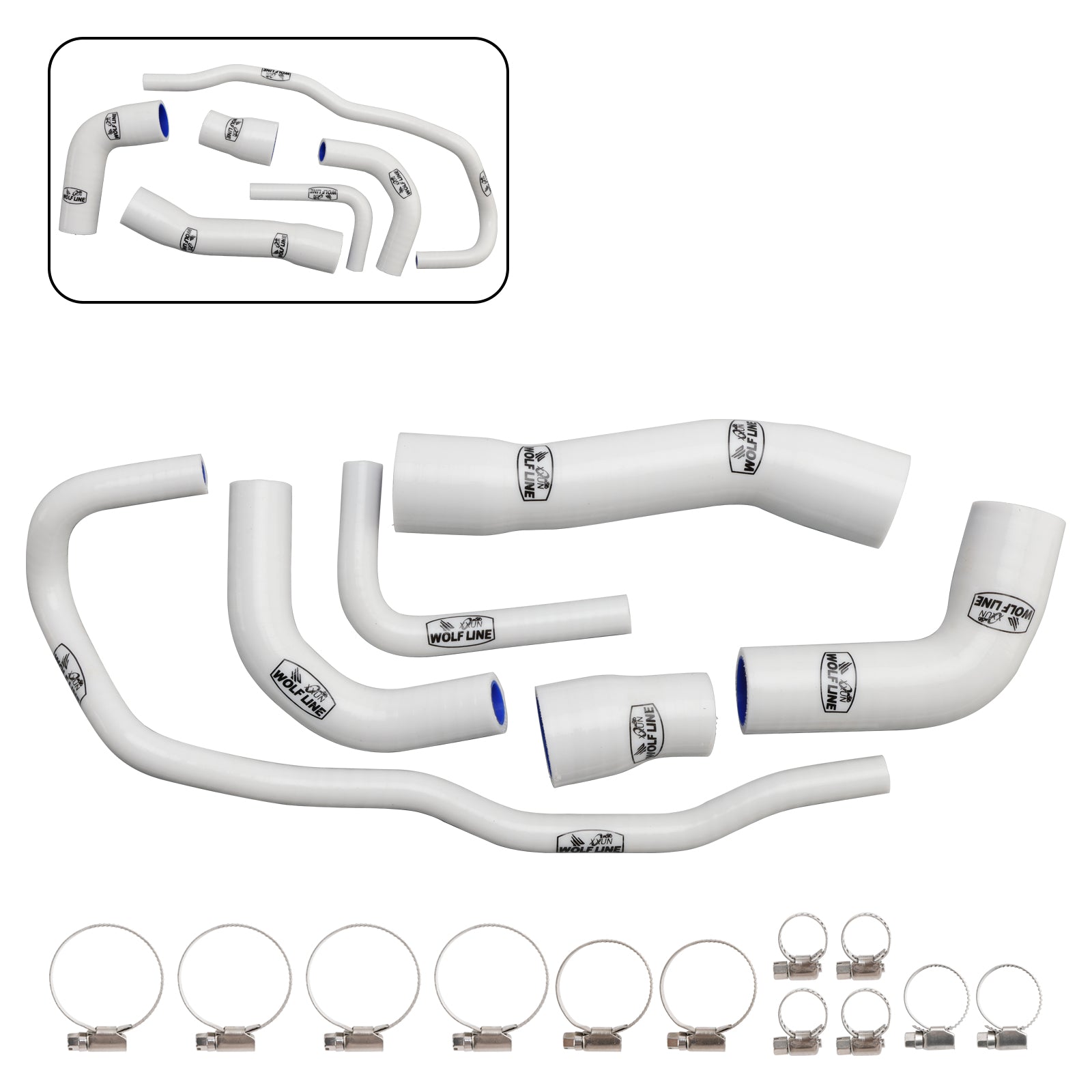 2021-2024 BMW S1000XR Silicone Radiator coolant Hose kit