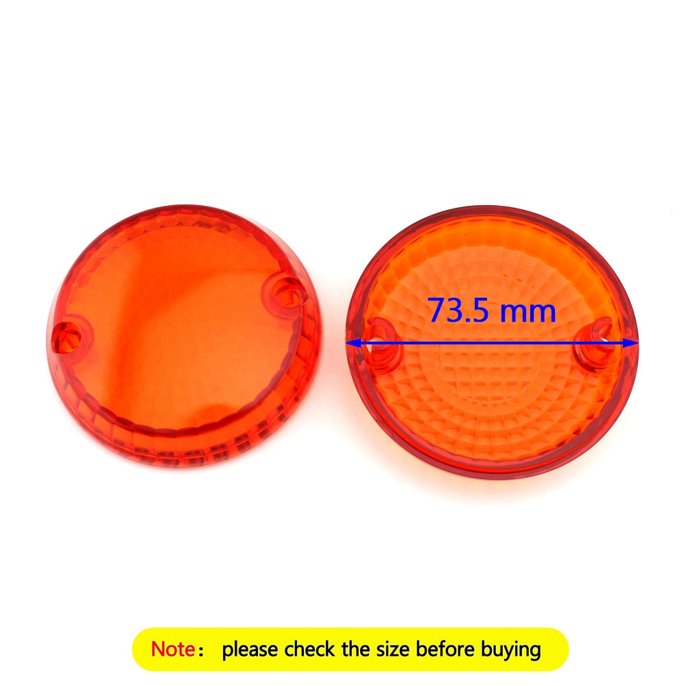 Turn Signals Indicators Lens Cover For Yamaha Kawasaki Vulcan 1500 VN