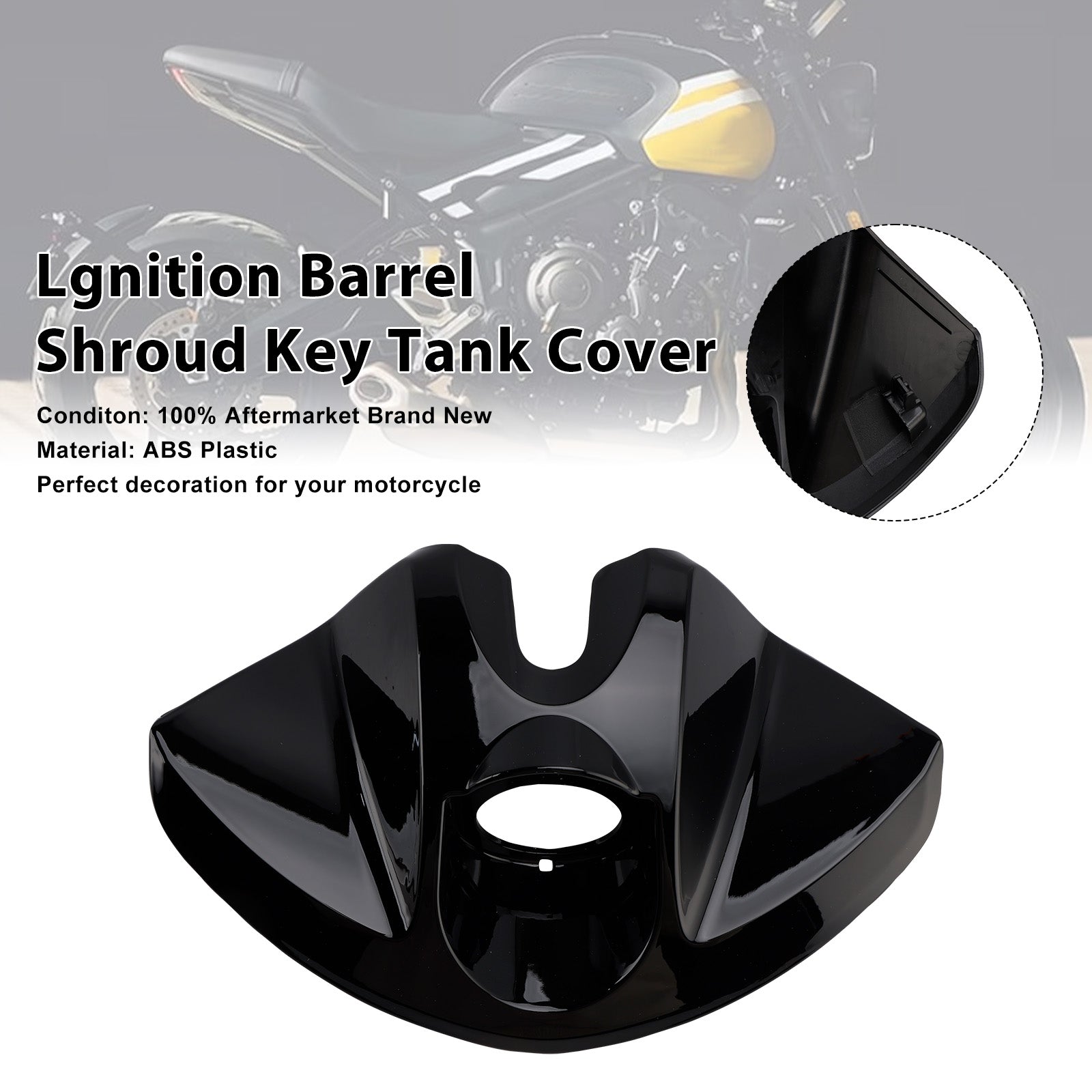 Trident 660 2022-2025 Lgnition Barrel Shroud Key Tank Cover