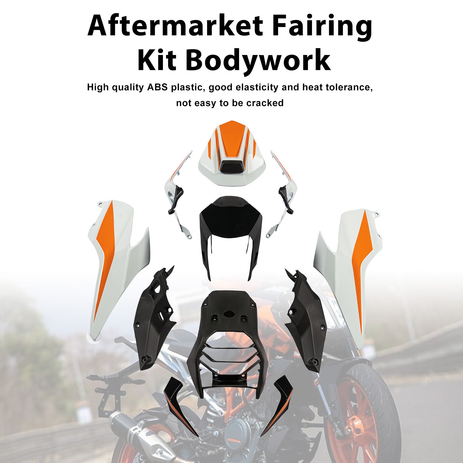Amotopart 2017-2023 Duke 390 Fairing Kit