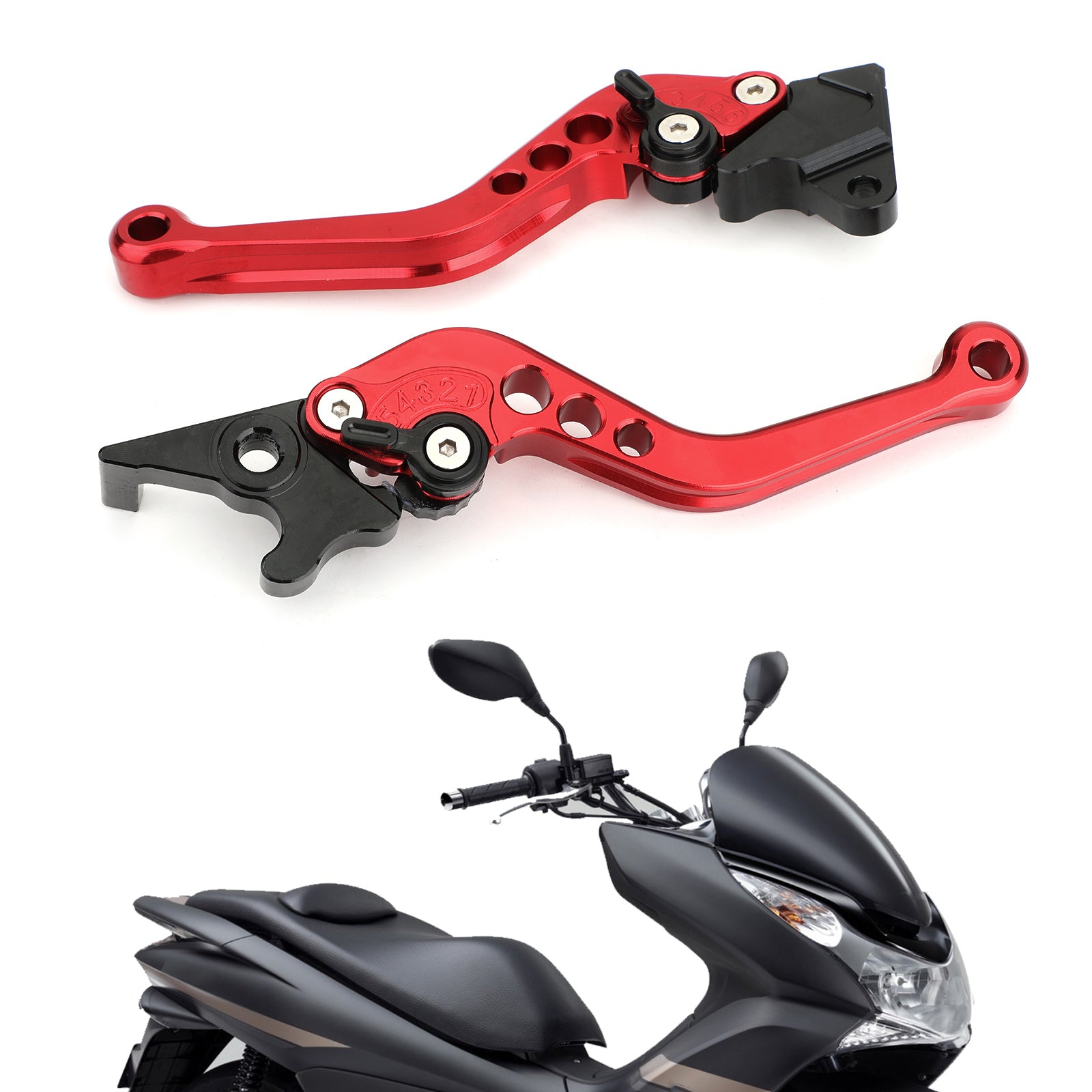 HONDA PCX 125 Silver Brake Clutch Levers