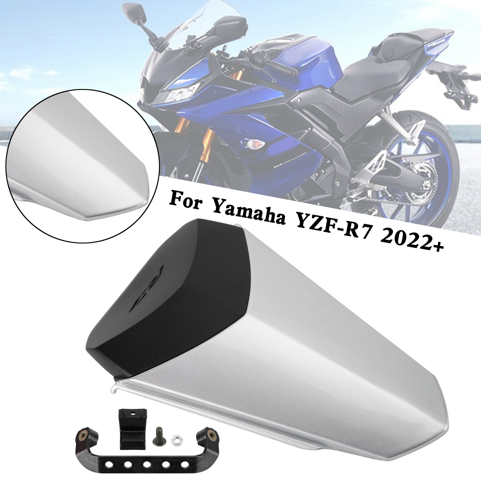 22-23 YAMAHA YZF R7 Heck Rücksitzbezug Verkleidung