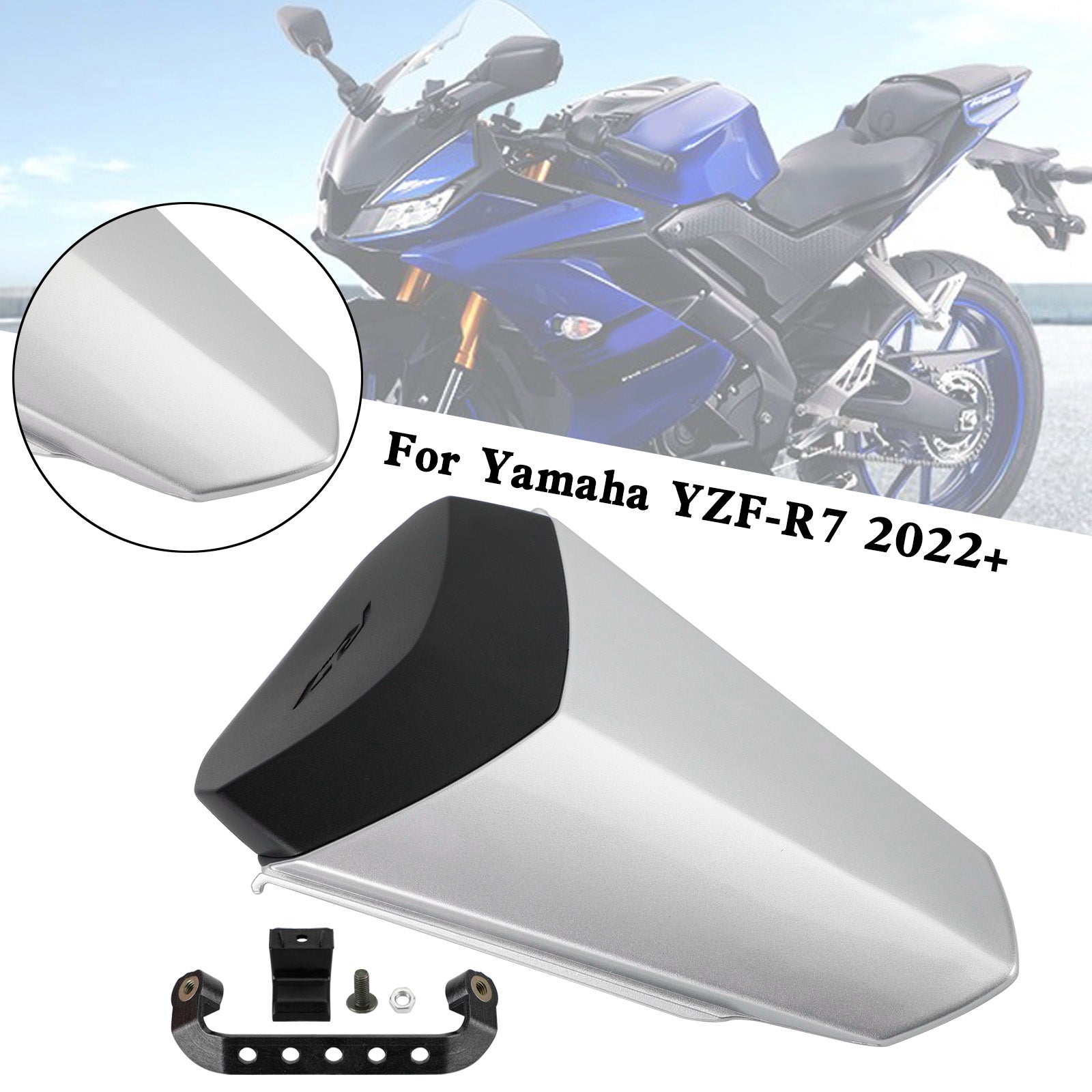 2022+ YAMAHA YZF-R7 YZF R7 Heck Rücksitzbezug Verkleidung