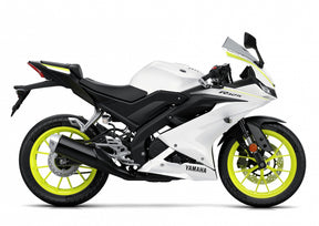 Amotopart 2019-2024 Yamaha YZF R125 White & Black Fairing Kit