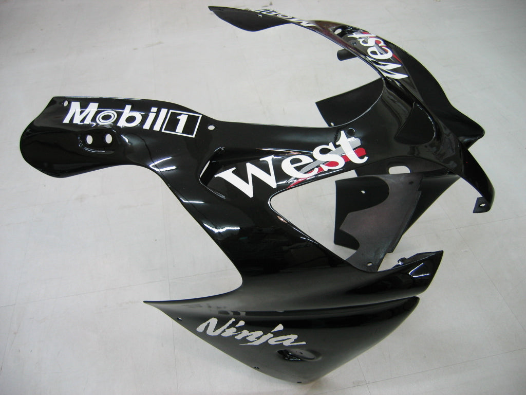 Amotopart 2000-2001 Kawasaki ZX9R Black Fairing Kit