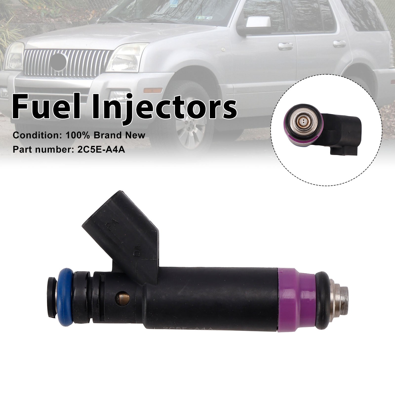 Injecteurs de carburant Mercury Ford 2C5E-A4A 2003-2010
